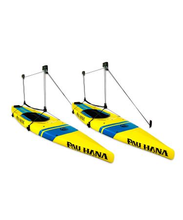 StoreYourBoard Standup Paddleboard Ceiling Hoist, Overhead SUP Pulley System, Hi-Lift Pro 2 Paddleboards