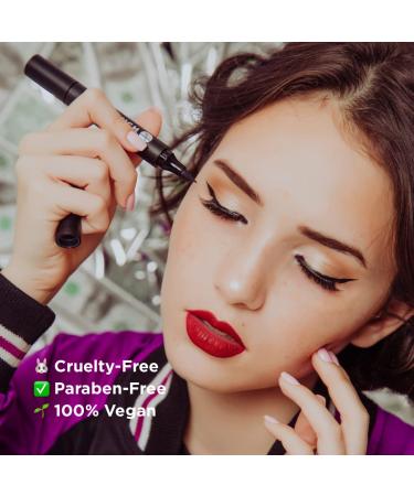 ILOVEPINCH Hotline Dual Liquid Eyeliner Pen - Stamp Wingliner & Precision Tip - Long Lasting - Black - 0.10 oz - Buy Online on GoSupps.com