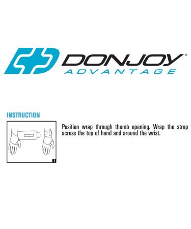Buy DonJoy Advantage DA161 Wrist Wrap - Lightweight Neoprene for Sprains & Strains - Adjustable Compression & Warmth - Ships Internationally - Buy Online on GoSupps.com