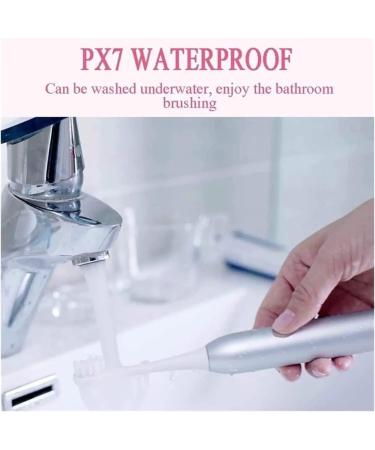 Corsehild Electric Toothbrush Couple Model Adult Sonic Electric Toothbrush Black (Color : Pink) - Buy Online on GoSupps.com