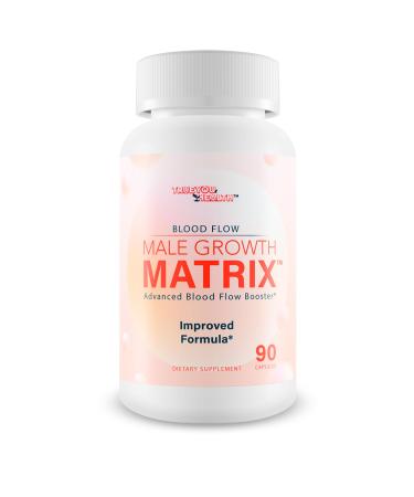 Male Growth Matrix Pro - Our Best Max Blood Flow Circulation Supplement for Men - Advanced Blood Flow Circulation Booster Supplement - Gingko Biloba Blood Flow Booster for Mens Growth Matrix for Men