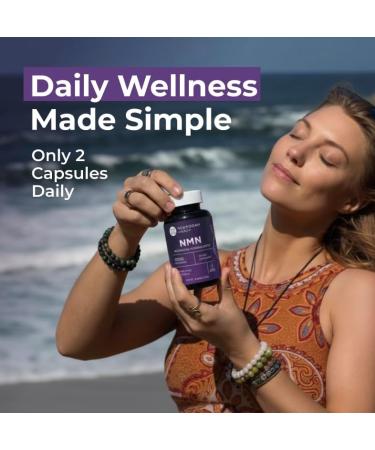 Neurogan NMN Supplement Capsules Nicotinamide Adenine Dinucleotide Precursor Cellular Energy & Brain Focus Support 500 mg High-Potency Nicotinamide Mononucleotide per Serving 120 Count 500 mg (120 Count 60 Servings) - Buy Online on GoSupps.com