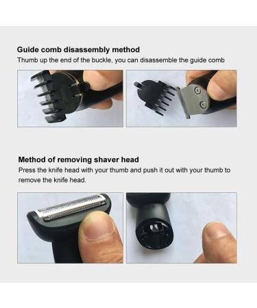 Buy 3-in-1 Rechargeable Electric Shaver & Hair Clipper for Men - Gold Nose Hair Trimmer - International Shipping Available - Buy Online on GoSupps.com