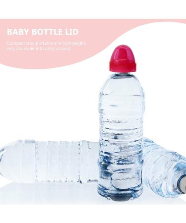 4Pcs Reusable Colorful Plastic Water Bottle Caps - Spill Proof Covers for Kids and Toddlers - Buy Online on GoSupps.com