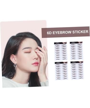 Beavorty 4pcs Eyebrow Stickers Makeup Brow Sticker Makeup Eyebrow Transfer Eyebrows Makeup Tools Stickers Makeup Stickers Make up Kit Eyebrow Transfer Stickers Imitation Eyebrow 1 count (Pack of 1) Brown - Buy Online on GoSupps.com