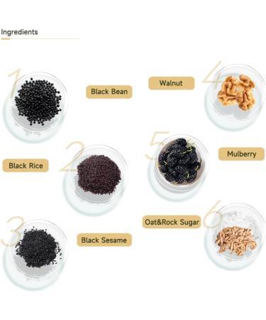 Mkostlich Black Sesame Walnut Mulberry Powder Soup 500g Chinese Instant Breakfast Porridge Black Sesame and Walnut Mixed Powder Drink Black Sesame Walnut Black Bean Mulberry Powder Black Sesame Walnut Mulberry 500 g (Pack of 1) - Buy Online on GoSupps.com