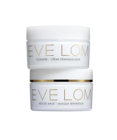 EVE LOM 40th Anniversary Heritage Set - Award Winning Cleansing Balm and Purifying Rescue Mask Bundle - Travel Essentials for Daily Skincare Ritual - Buy Online on GoSupps.com