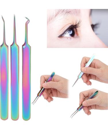 Nail Art Tweezers - Corrosion Resistant Portable Eyelash Tweezers for Salon & Home Use - Buy Online on GoSupps.com