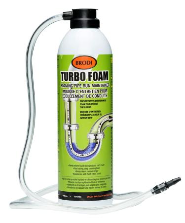 Turbo Foam - The Powerful Foaming Drain Maintainer with Natural Bacterial Formula for Rapid FOG Elimination.