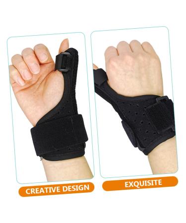 Balacoo Thumb Brace Wrist Stabilizer | Adjustable Support & Protector - Black 15X8X3.5CM - Best for Pain Relief & Stability - Buy Online on GoSupps.com