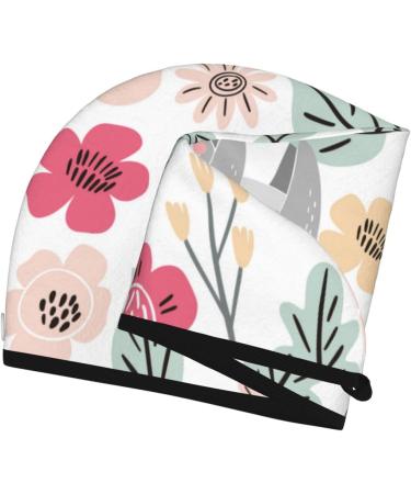 Soft Super Absorbent Cartoon Sloth Hair Towel Wrap - Quick Dry Coral Velvet for Long & Curly Hair - Buy Online on GoSupps.com