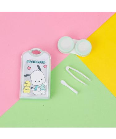 U-CHYTY Cartoon Kitty Hard Shell Eyeglass Case | Kawaii Contact Lens Travel Case with Cleaning Cloth for Girls - International Shipping Available - Buy Online on GoSupps.com