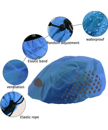 Buy Seminismar Reflecting Bicycle Rain Haube | Waterproof Helmet Cover for All Helmets - Wind & Dustproof Protection - Buy Online on GoSupps.com