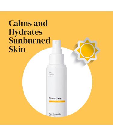 TROXEDERM Repair Essence Toner Mist Korean Hydrating & Cooling Face Mist with Niacinamide Troxerutin & Centella Asiatica Lightweight Facial Spray for Daily Skincare & Barrier Care 1.01 Fl.oz - Buy Online on GoSupps.com