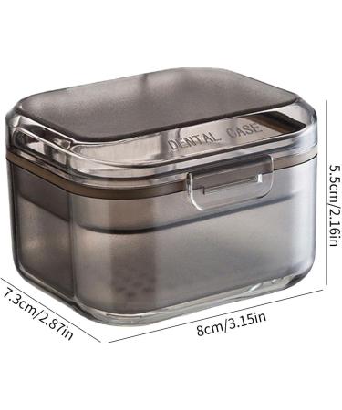 Premium Prosthesis Container & Cleaning Box | Perfect for False Teeth Bridges & Braces - International Shipping Available - Buy Online on GoSupps.com