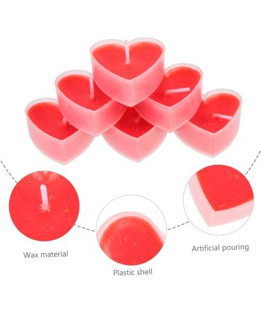 Zerodeko 36 Pcs Heart Shaped Scented Tealight Candles | Romantic Decor for Weddings Baths & Special Occasions - Buy Online on GoSupps.com