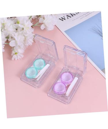 Buy Per Compris 2-Pack Mini Contact Lens Case with Mirror - Perfect for Colored Lenses & Travel - Invisible Lens Holder & Box Included - Buy Online on GoSupps.com