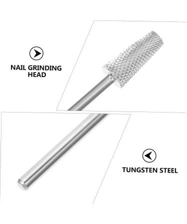 JECOMPRIS Nail Polisher Nail Art Drill Bit Nail Drill Head Carbide Drill Bit Carbide Nail Drill Bit Manicure Pedicure Bit Electric Nail File Manicure Supplies Polishing Head Nail Bit Plastic - Buy Online on GoSupps.com