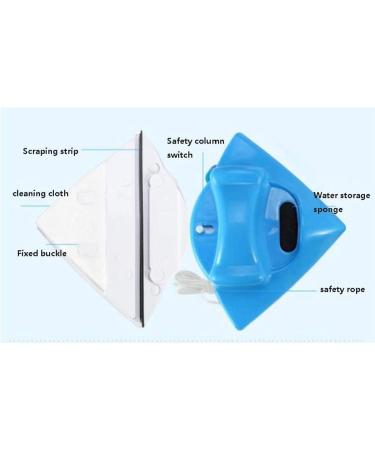 Sided Magnetic Window Cleaner Anti-Pinch Hand/Cleaner Glass Wiper Magnetic with Anti-Drop Rope for High-Rise and Household Use 15-24mm Manual Type - Buy Online on GoSupps.com