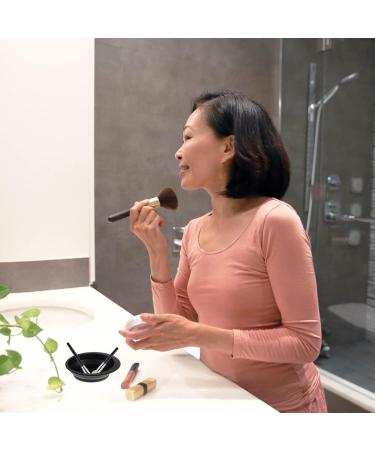 FOMIYES Silicone Makeup Brush Cleaner Pad & Foldable Bowl | Professional Brush Cleaning Mat & Scrubber for Flawless Makeup - Buy Online on GoSupps.com