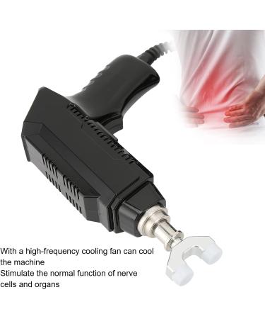 Chiropractic Adjustment Tool - Electric Vertebral Massage Device with 6 Massage Heads & 30 Adjustable Stages - Body Relaxation Pistol (Black EU) - Buy Online on GoSupps.com