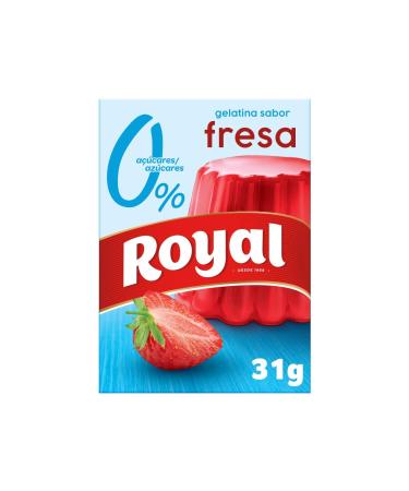 Royal G latine Go t Fraise G latine Light Paquet de 31 gr 12 Sachets x 2.58 gr