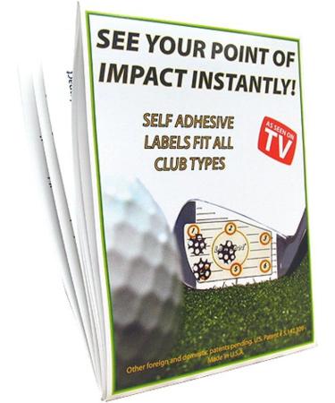 Impact Labels for Golf Clubs - 125 Woods & 125 Irons - 1 Pack - Buy Online on GoSupps.com
