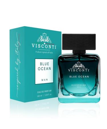 Blue Ocean Perfume For Men Eau De Parfum Aquatic Fragrance with Citrus Fruity Musk & Cedarwood Long Lasting Scent and Anti-Stain Luxury Perfumes Outing & Sports - Buy Online on GoSupps.com