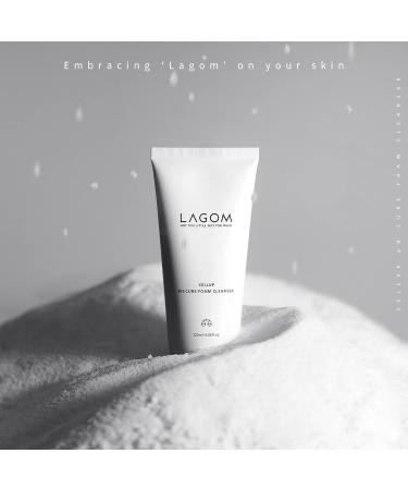 LAGOM Cellup pH Cure Foam Cleanser | Natural pH 5.5 Gentle Facial Wash for Sensitive Dry & Oily Skin | Alcohol-Free Hydrating Cream 120ml - Buy Online on GoSupps.com