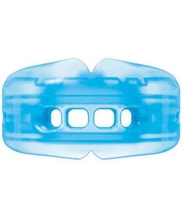 Shock Doctor - Mundsprung for braces - double and simple - medical silicone - fits your teeth - martial arts - mma - hockey - tooth protection children -11 blue double braces blue
