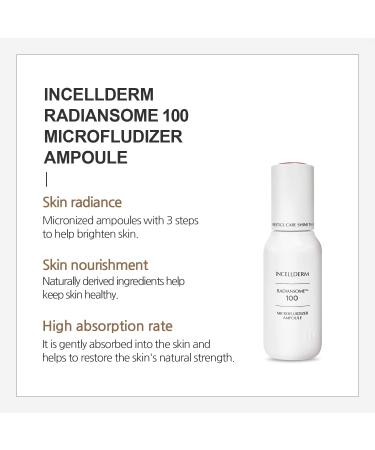 Gadi Place Radiansome 100 Microfluidizer Ampoule 30ml - Hydrating & Moisturizing Korean Skin Care | K-Beauty Essentials - Buy Online on GoSupps.com