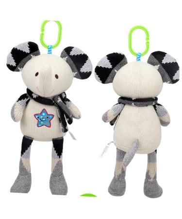 Plush Hand Rattle for Newborns | Soothing Hanging Animal Dolls Perfect Baby Toys for International Shipping - Buy Online on GoSupps.com