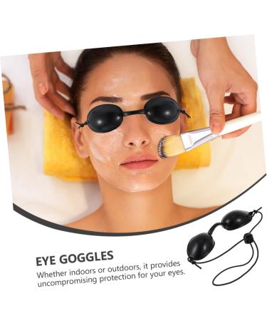 Angoily 1 Set Beauty Mask Bed Glasses Sunglasses Patch Sun Safety Goggles Supplies Bed Eyewear Protector 14X1.5CM Black - Buy Online on GoSupps.com