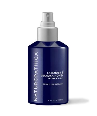 Naturopathica Lavender & Manuka Honey Balancing Mist - Facial Toner Balancer - Moisturizes  Calms and Refreshes Skin - Vegan  Made in USA  4.0 oz. (120 ml)