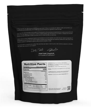 True Nutrition Whey Protein Concentrate - 100% Unflavored Protein Powder Low Carb & High Leucine - Fast Acting Essential Amino Acids (5 lb - Buy Online on GoSupps.com