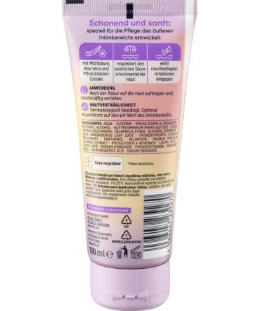 Whale Balea Shaving gel intimate 150 ml + Balea aftershave balm intimate 100 ml + massage brush for hair growth and blood circulation - Buy Online on GoSupps.com