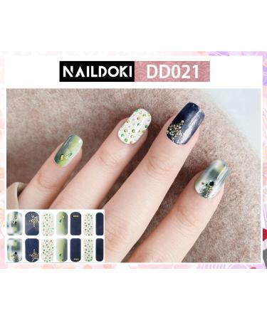 NAILDOKI Nail Foil Art Sticker: Self-Adhesive Manicure Decoration - 6 Sheets (B1-19) - Buy Online on GoSupps.com