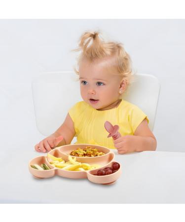 Pandaear 6-Pack Baby Learning Spoon & Fork Set | Silicone Cutlery for 4-6 Months | BLW Eating Utensils for Porridge & Dinners - Buy Online on GoSupps.com