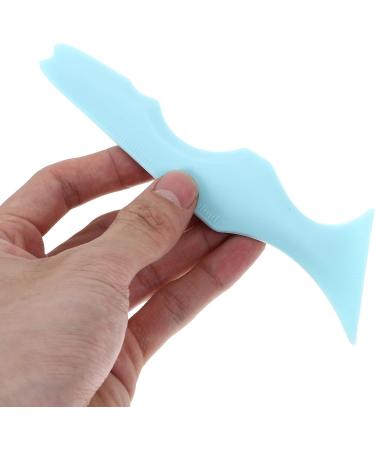 Didiseaon Eyeliner Stencils Silicone Winged Tip Eyeliner Eyebrow Eyelash Contour and Lip Line Aid Mascara Shield Blue - Buy Online on GoSupps.com