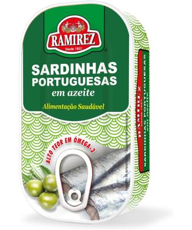Ramirez Conserve Sardine l'Huile d'Olive 125 g - Buy Online on GoSupps.com