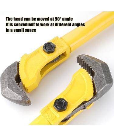 Multi-Functional Durable and Wear-Resistant Steel Wrench Non-Slip Handle Pipe Wrench Set 18/24-Inch Adjustable Multi-Function Removal and Installation Wrench (24 in) - Buy Online on GoSupps.com