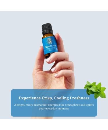 Aromatics International Premium Organic Peppermint Essential Oil 5ml | 100% Pure Essential Oil for Diffusion & Aromatherapy Peppermint 0.17 Fl Oz (Pack of 1) - Buy Online on GoSupps.com