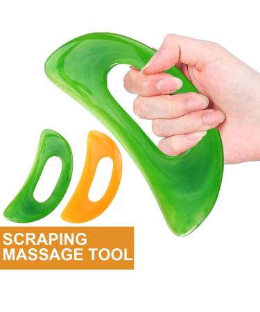 2 PCs Large Gua Sha Massage Device for Full Body Cellulite Relief Muscle Relaxation & Fatigue Removal - Ideal Massage Tool for Legs Back & Face - Buy Online on GoSupps.com