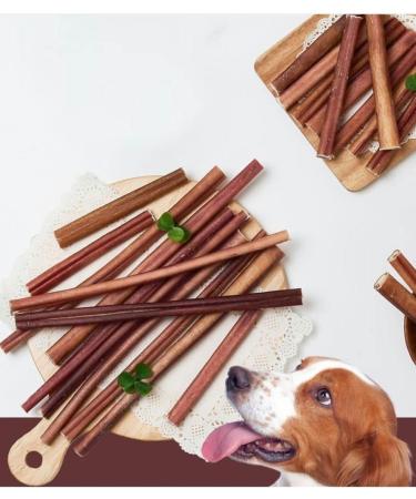 Sunway Dog Treats Odour-Free Bully Sticks All-Natural Grass fed Beef 100% digestible no Chemicals Added Rawhide Free (6 inch Jumbo 4-9-15 Pack 40gr Each) (9)