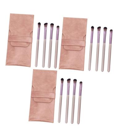 Beavorty 3 Sets Eye Shadow Brush Set Makeup Brush Blending Brush for Makeup Cosmetics Brush Portable Powder