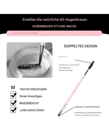 Eyebrow soap transparent longlasting fixing gel colorless and soft eyebrow wax waterproof and sweatproof formula for a wild natural eyebrow look 14 g - Buy Online on GoSupps.com