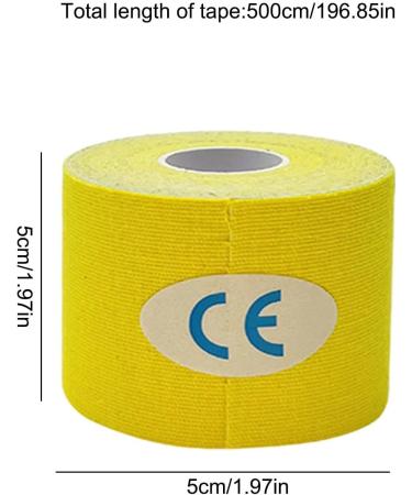 Shakven Athletic Kinesiology Tape | Waterproof Kinesiology Athletic Tape Support Elastic Precut Strips Athletic Wraps for Professional Athletes 7 - Buy Online on GoSupps.com