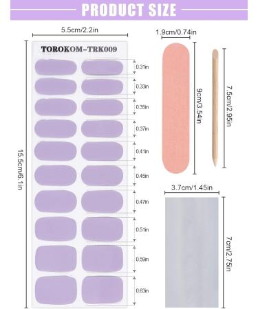 Cured Gel Nail Strips - Long Lasting Waterproof Nail Wraps with Accessories (UV/LED Lamp Required) - Buy Online on GoSupps.com