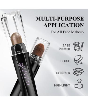 LUXAZA 3Pcs Metallic Brown Eyeshadow Stick Set - Creamy & High Pigmented Eye Brightener Stick for Smoky Eye Makeup | A6-Amber - Buy Online on GoSupps.com