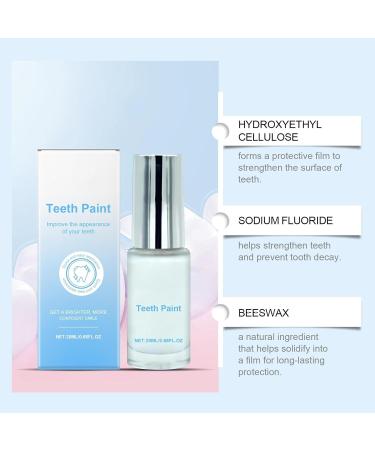  Generisch Celsky Brilliant White Tooth Varnish 20 ml Instant Whitening Effective Discoloration Removal Strengthening - Buy Online on GoSupps.com